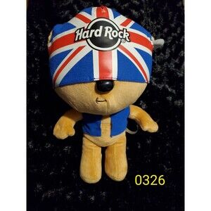 Hard Rock Cafe Roxstars Sir Kingston Lead Guitarist Plush Bear